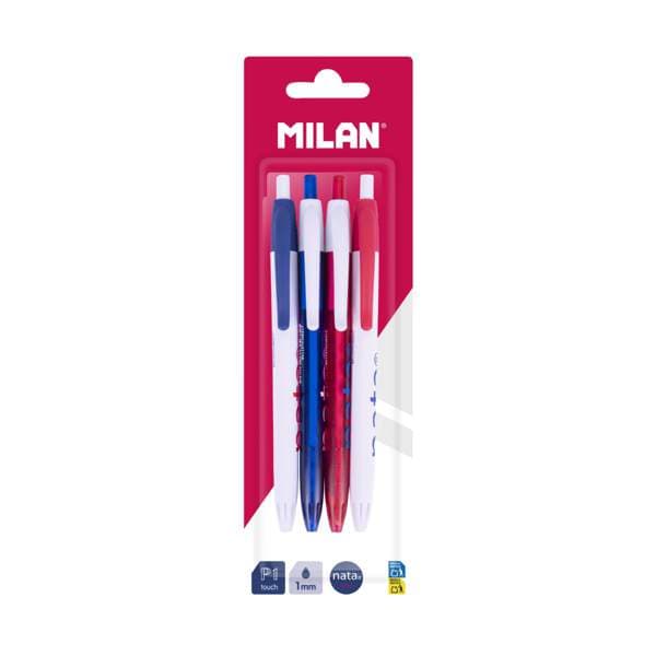 MILAN kúlupenni P1, 4 í pk.